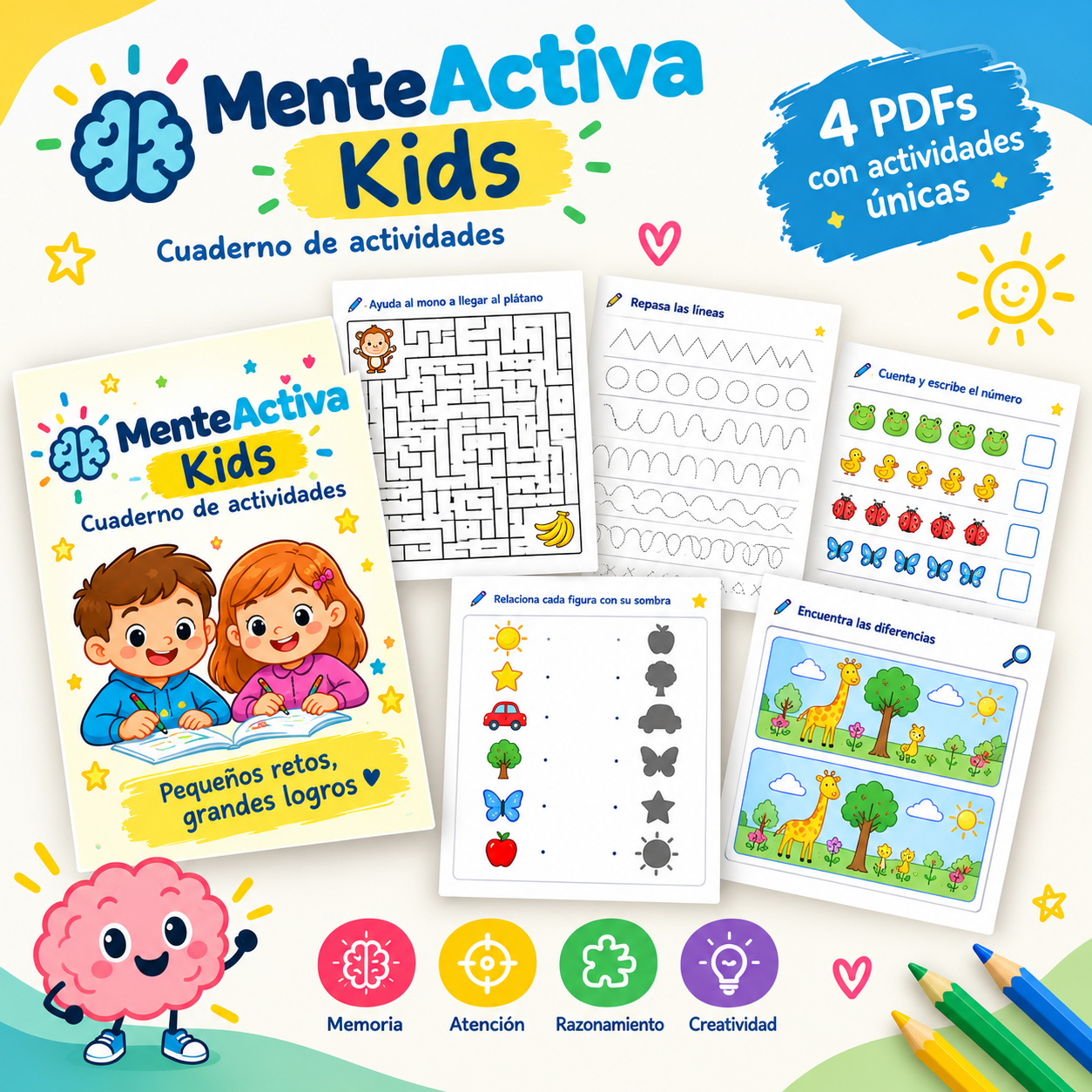 Vista del cuaderno MenteActiva Kids